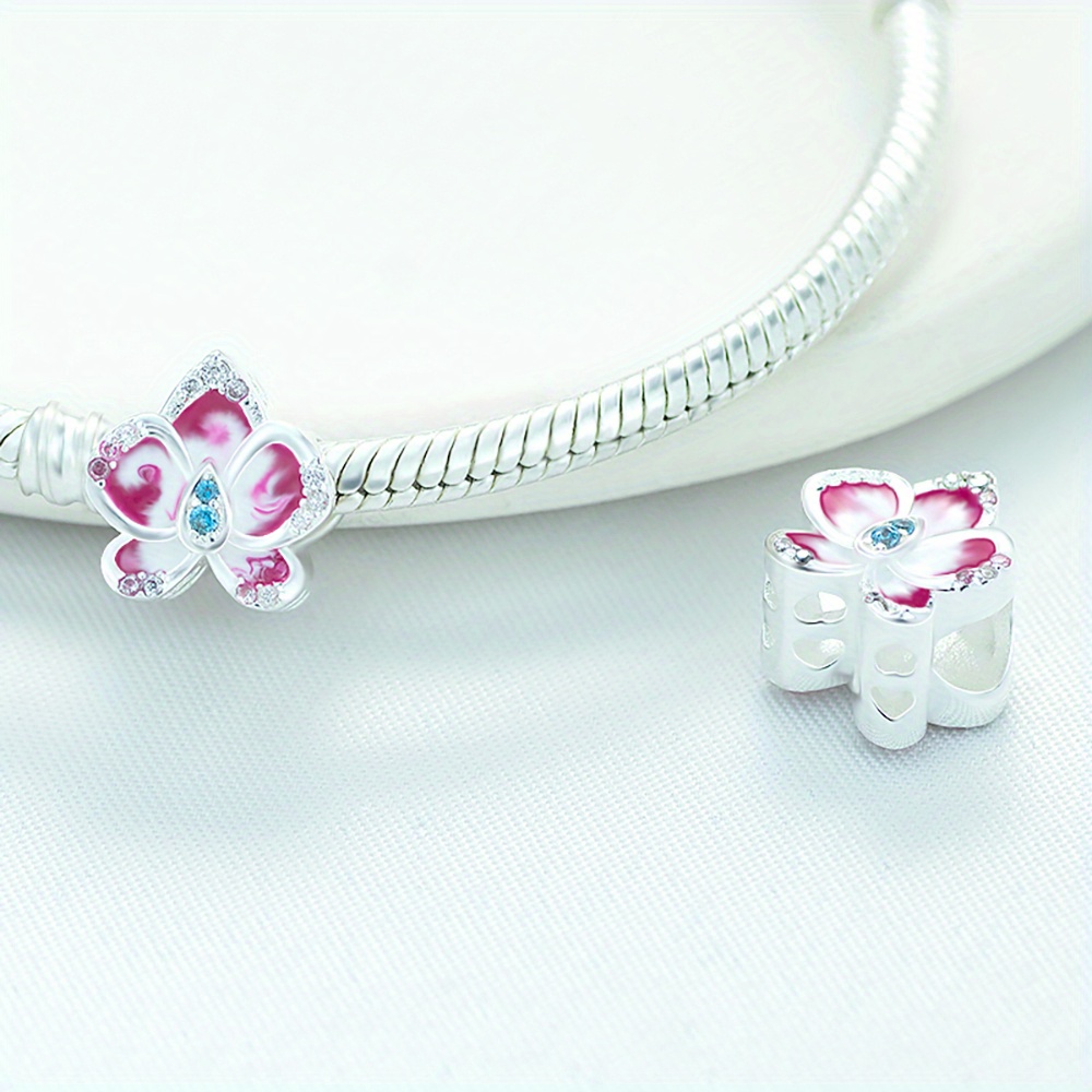 Lucky Flower Charm Copper Pendant for DIY Jewellery